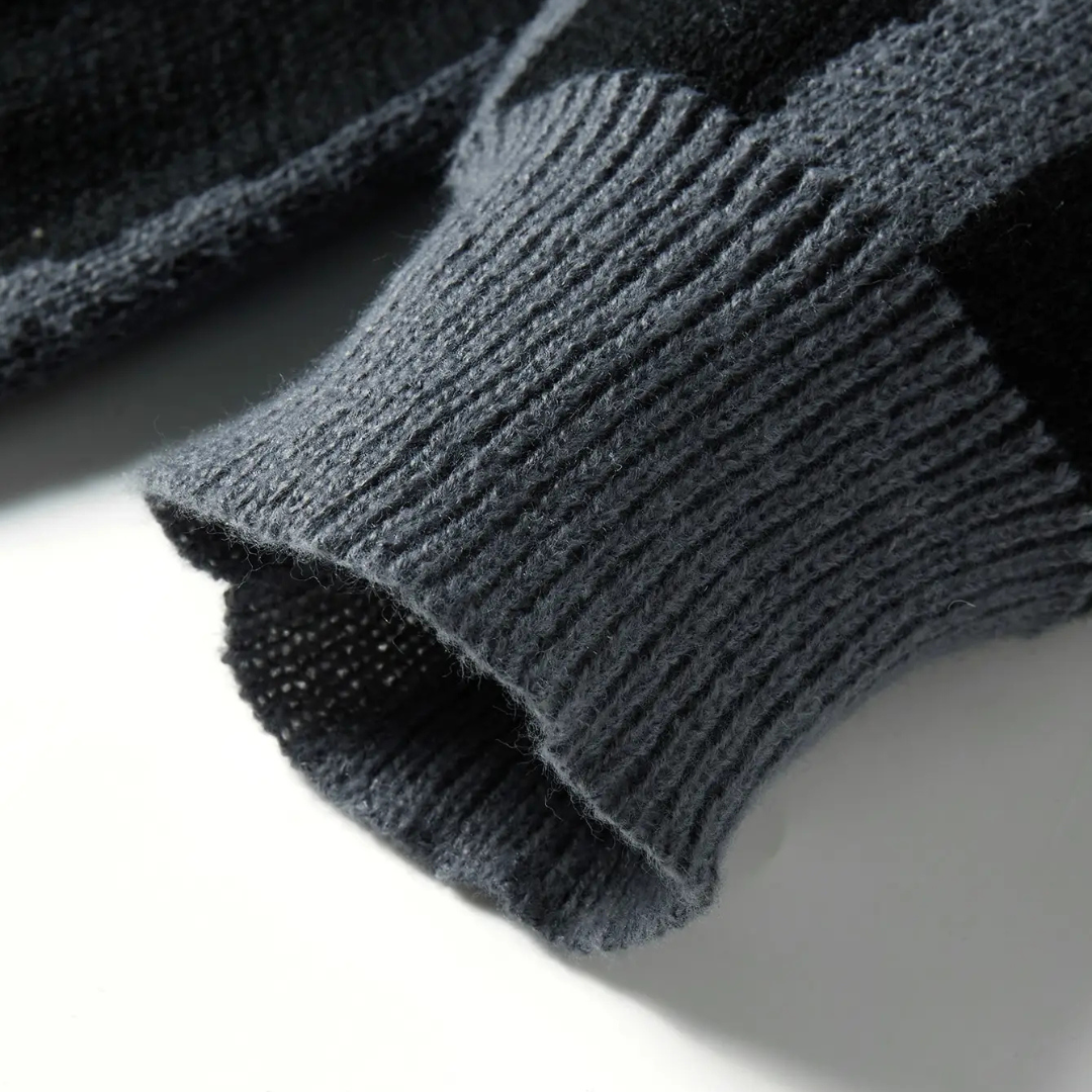 Suéter oversize con patrón gráfico para hombre – ISIDORE