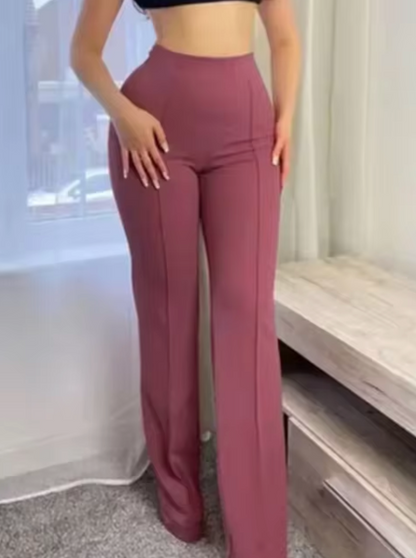 LINA - Pantalón acampanado casual para mujer
