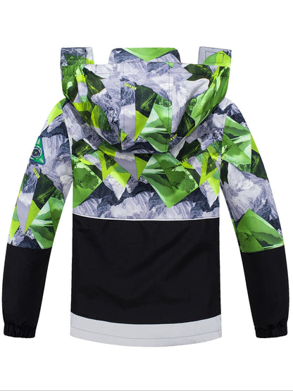 MILO - Abrigo impermeable para niños con capucha desmontable