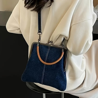 Bolso bandolera de mujer estilo denim con diseño moderno – NAYARA