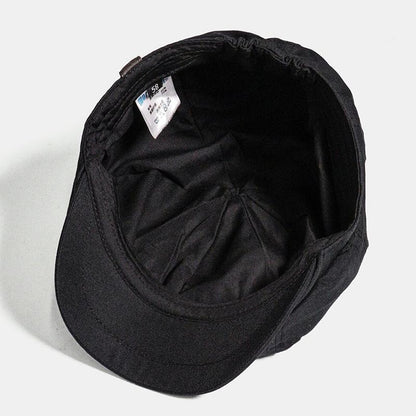 HUGGO - Boina vintage retro estilo flatcap para hombre