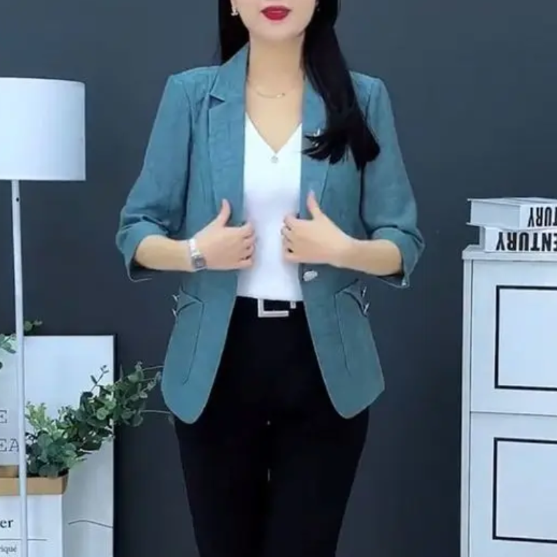 MARTA - Blazer elegante con cierre de un solo botón para mujer