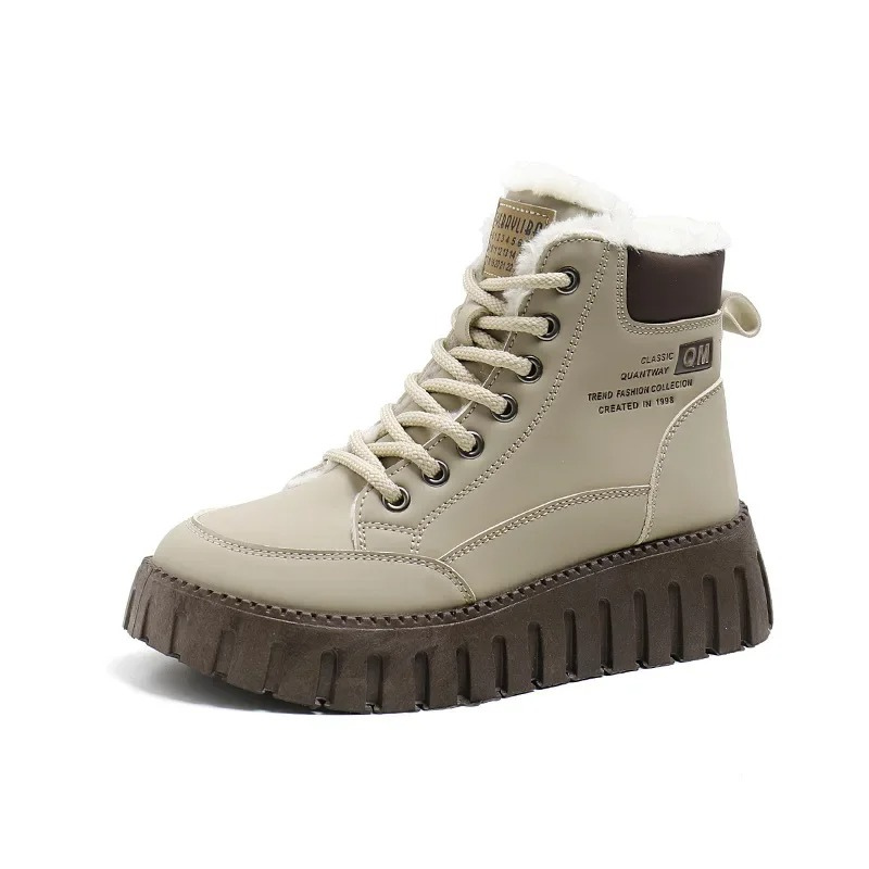 NAOMIE - Botas de invierno impermeables con forro suave para mujer