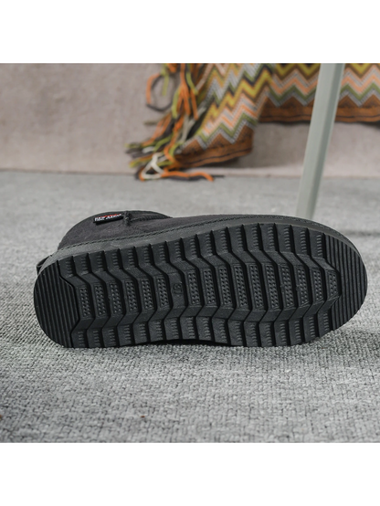 LINA - Botas de invierno ligeras, planas y forradas