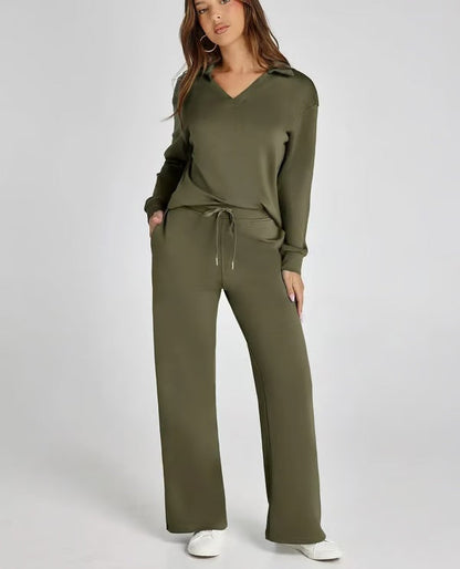 INESA – Conjunto loungewear de lujo para mujer