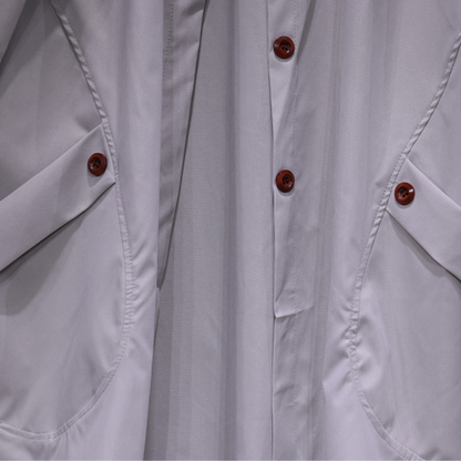 EVASIEL - Abrigo largo oversize con capucha para mujer