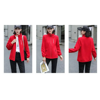 ALMA - Chaqueta ligera de exterior con cremallera para mujer