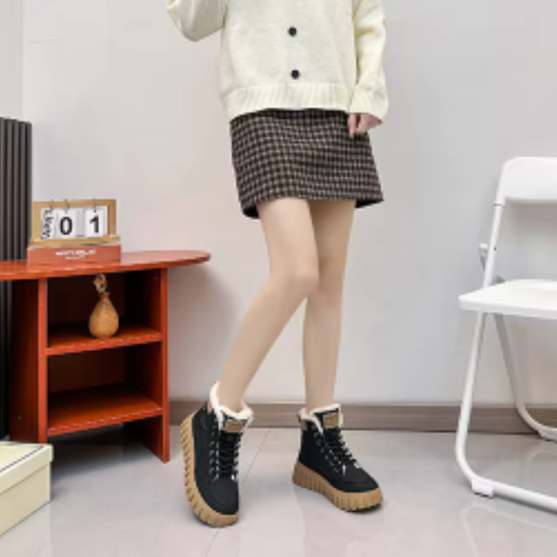 NAOMIE - Botas de invierno impermeables con forro suave para mujer