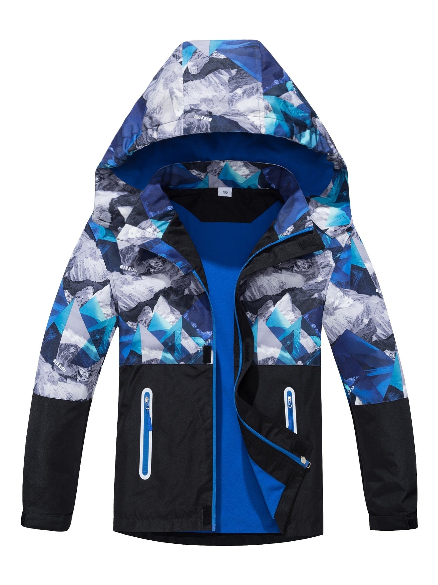 MILO - Abrigo impermeable para niños con capucha desmontable