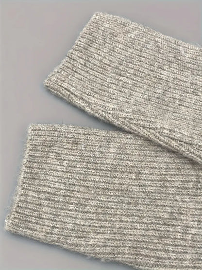 MAYA - Cárdigan de punto con estampado étnico para mujer