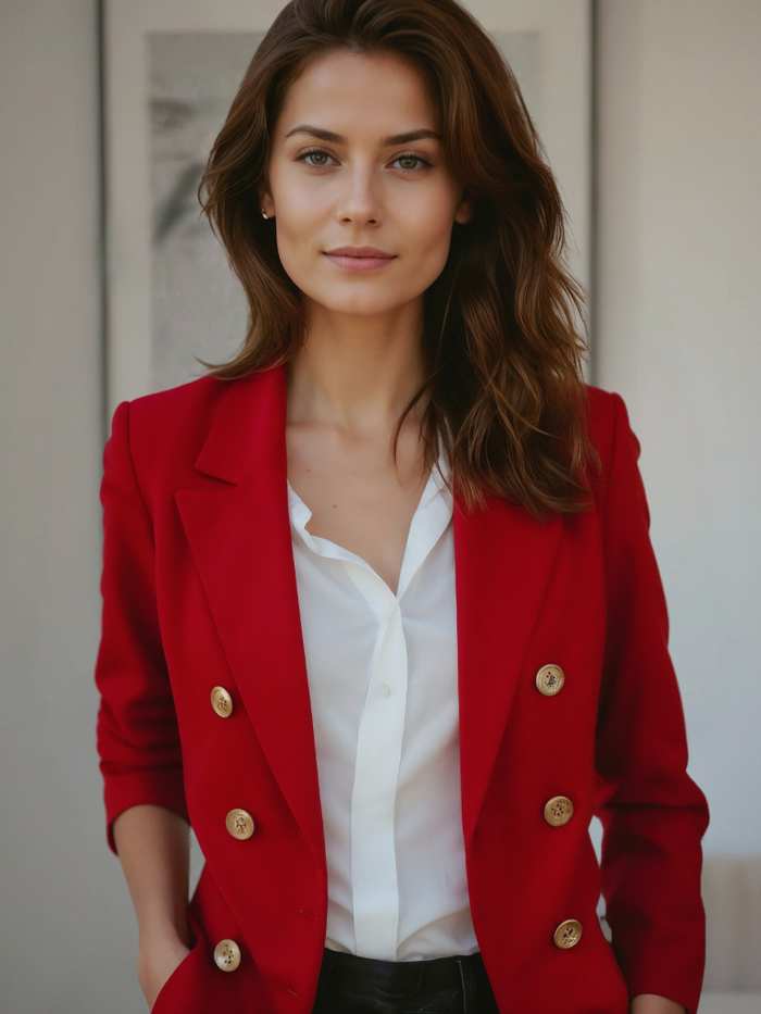 Blazer entallada de diseño exclusivo para mujer – RHEA