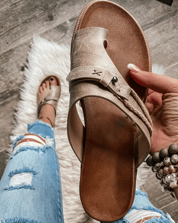 Chanclas ortopédicas con tira ajustable para mujer – KAIA