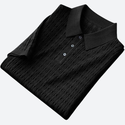 Polo cómodo para hombre con ajuste relajado – Aldreno
