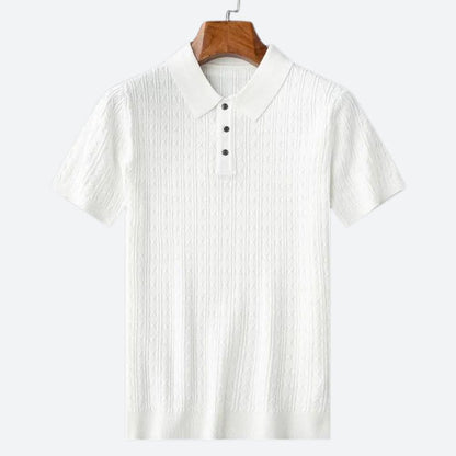 Polo cómodo para hombre con ajuste relajado – Aldreno