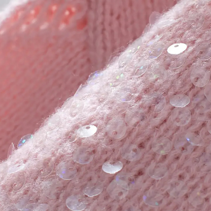 DANA - Jersey de punto con detalles de lentejuelas para mujer