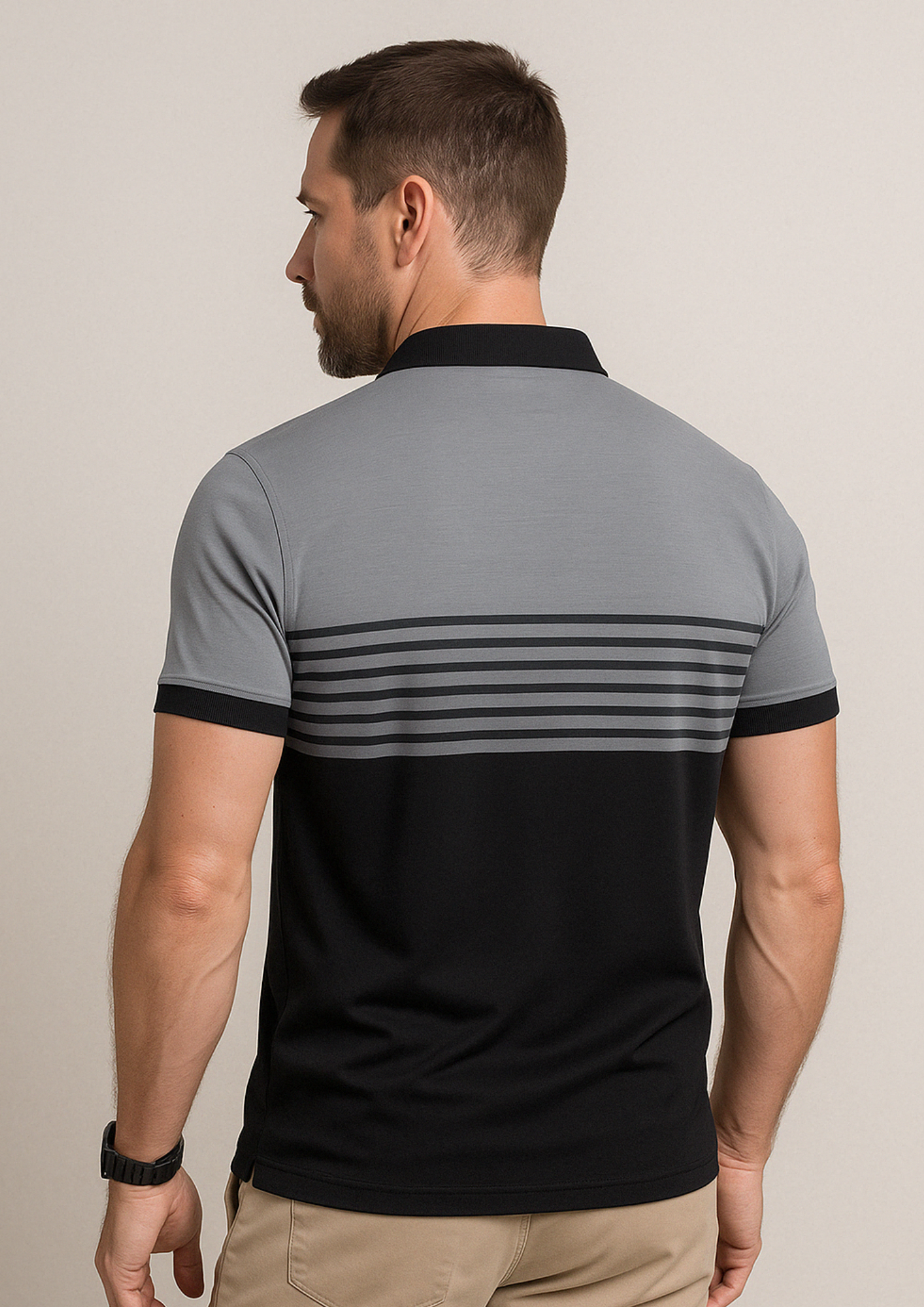 Polo casual de hombre estilo golf con botones – ALBERIK