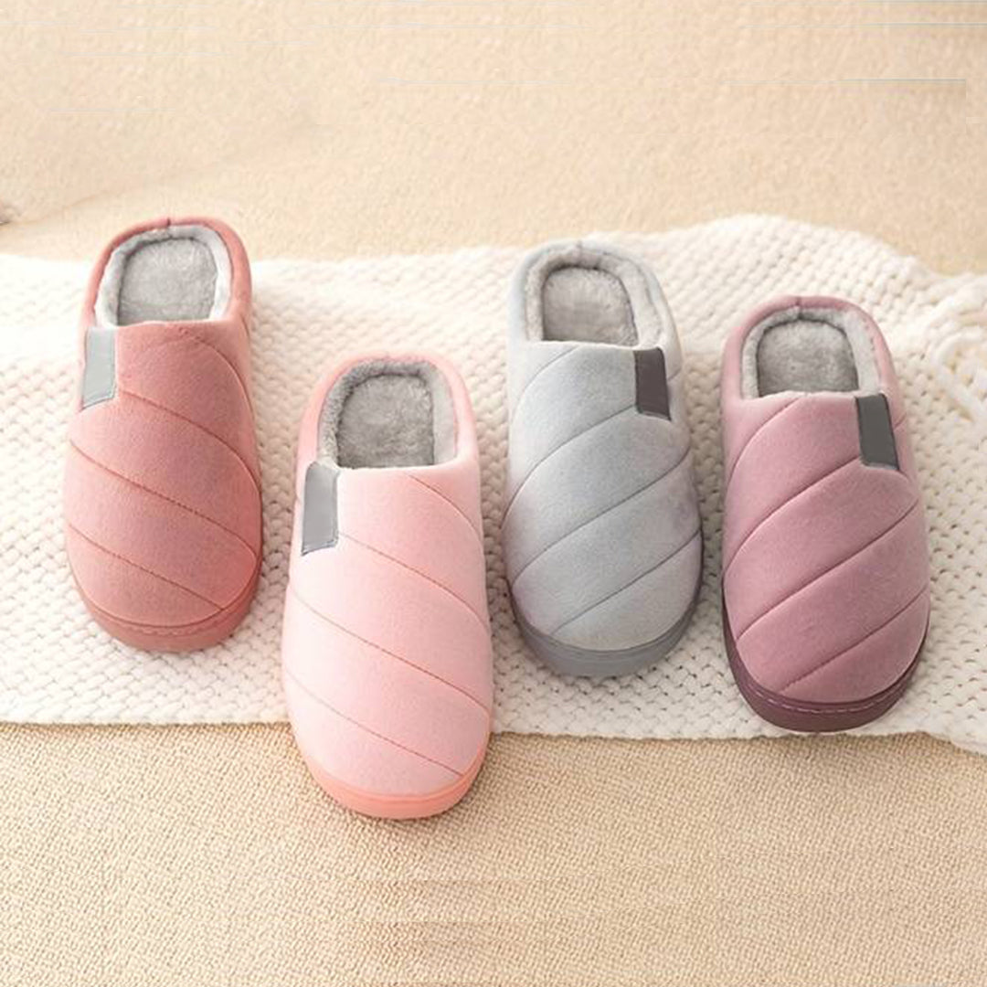 GERALD - Zapatillas de casa cálidas para hombres con empeine bajo