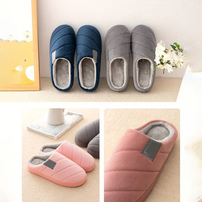 GERALD - Zapatillas de casa cálidas para hombres con empeine bajo