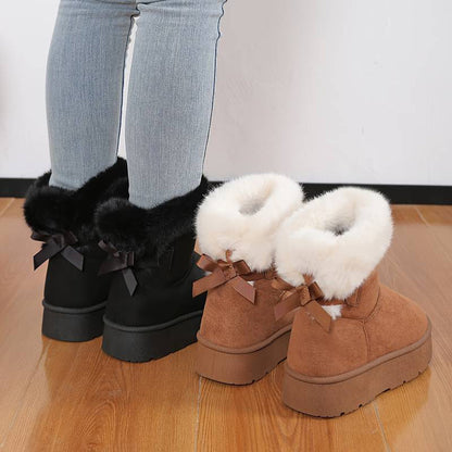 ZAHARA - Botas de invierno altas con suela gruesa para mujeres