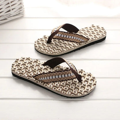 Chanclas con tiras acolchadas de tejido trenzado – ECKO