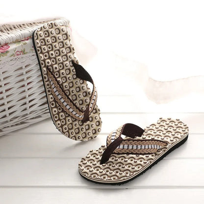 Chanclas con tiras acolchadas de tejido trenzado – ECKO