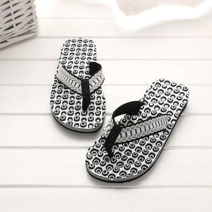 Chanclas con tiras acolchadas de tejido trenzado – ECKO