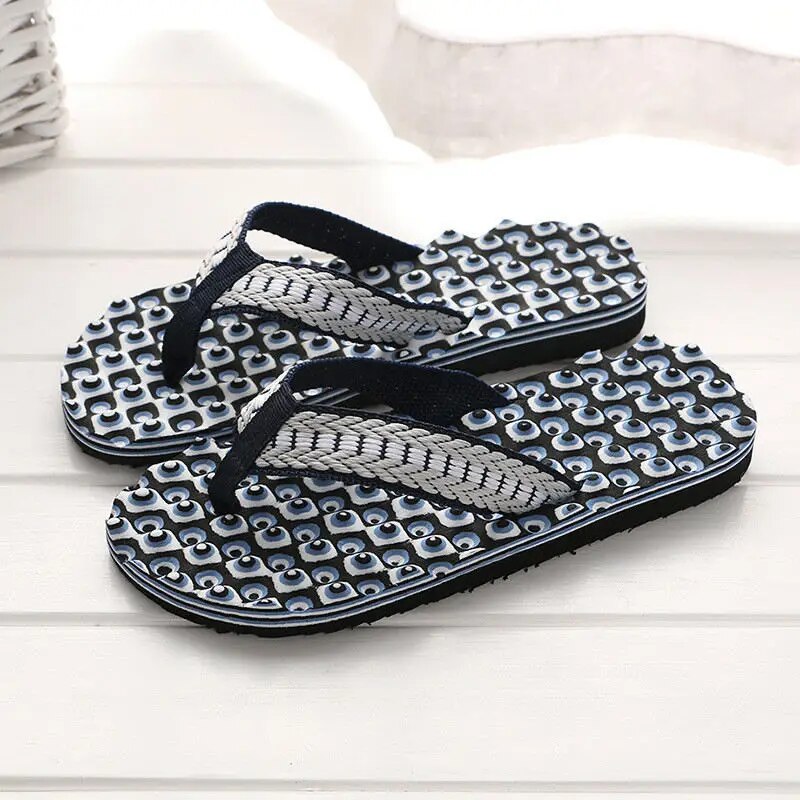Chanclas con tiras acolchadas de tejido trenzado – ECKO