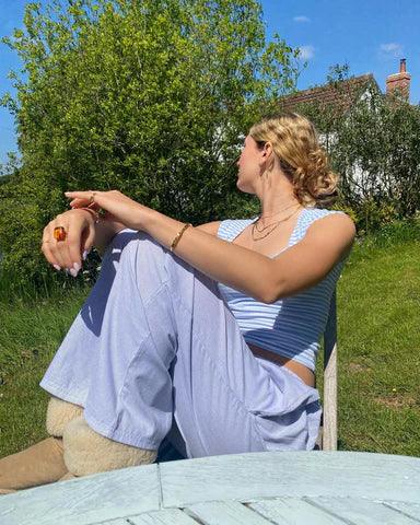 Pantalón de descanso amelia para mujer cómodo – AMELIA