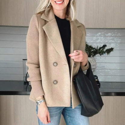 Blazer oversize de mujer con doble botonadura – AURELIA