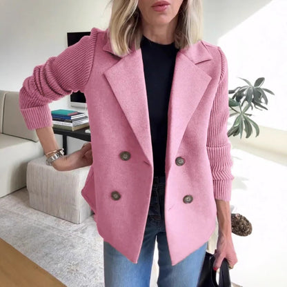 Blazer oversize de mujer con doble botonadura – AURELIA