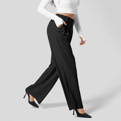 Pantalón de mujer con bolsillos elegantes y corte cómodo – ANNA
