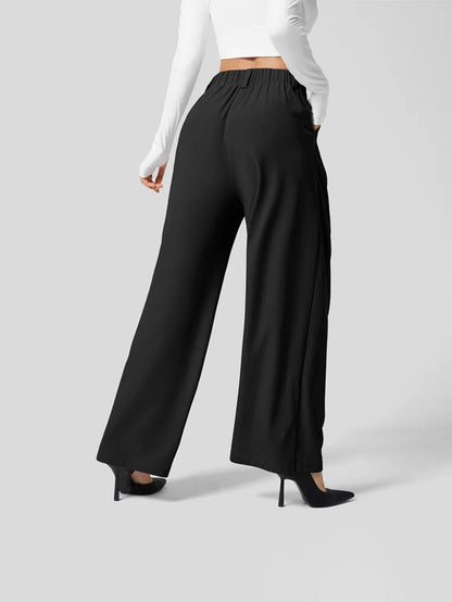 Pantalón de mujer con bolsillos elegantes y corte cómodo – ANNA