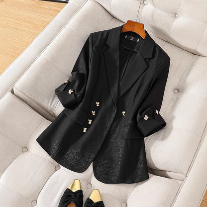Blazer entallado de mujer con estilo versátil y refinado – AMELIÉN