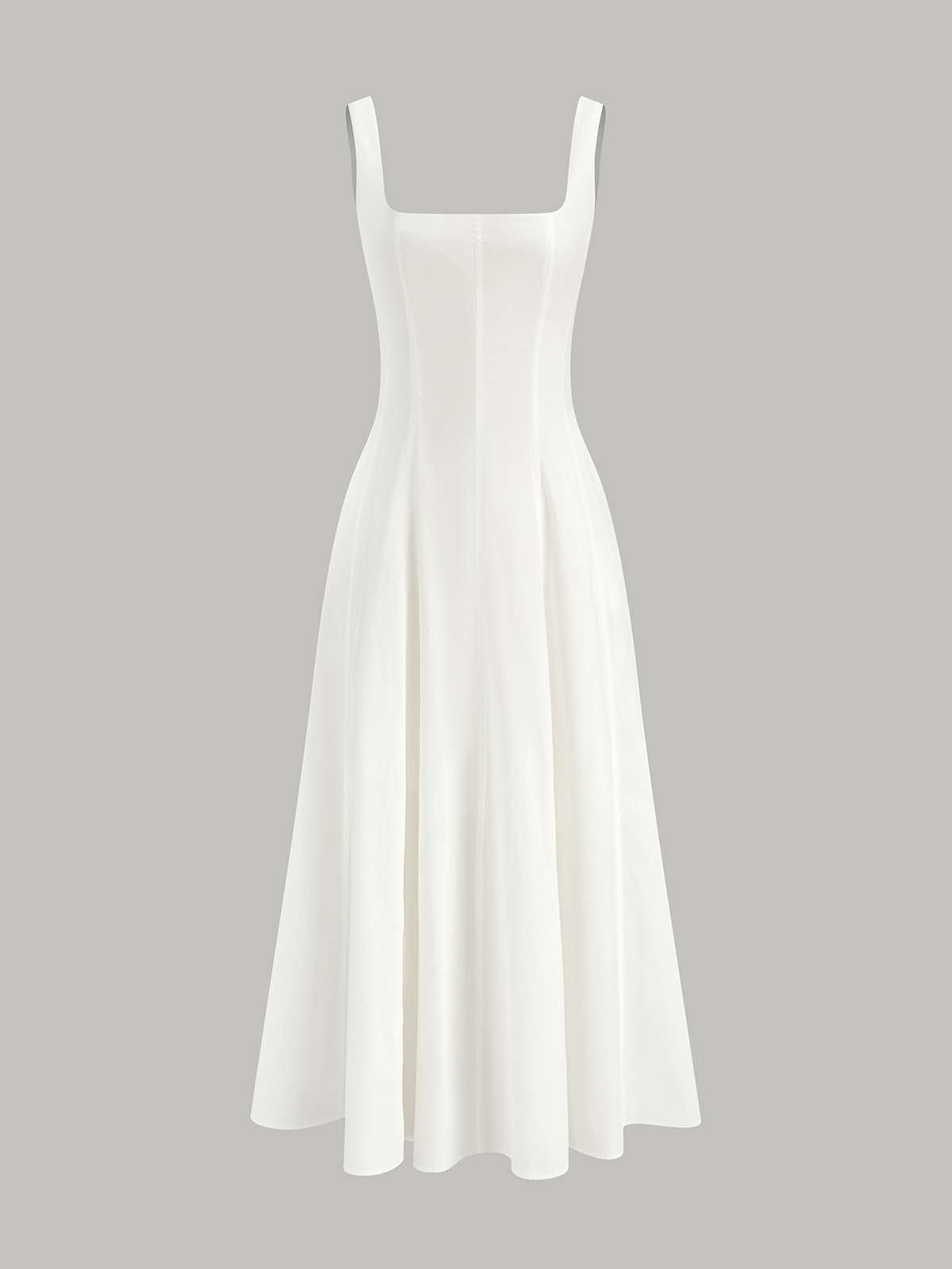 Vestido largo con espalda con cordones – LUMINA