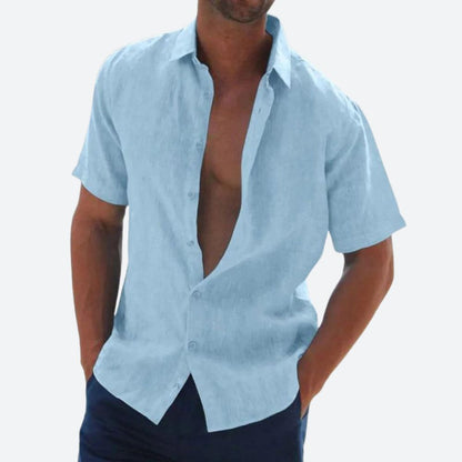 ROMÁN – Polo de verano para hombre con mangas cortas