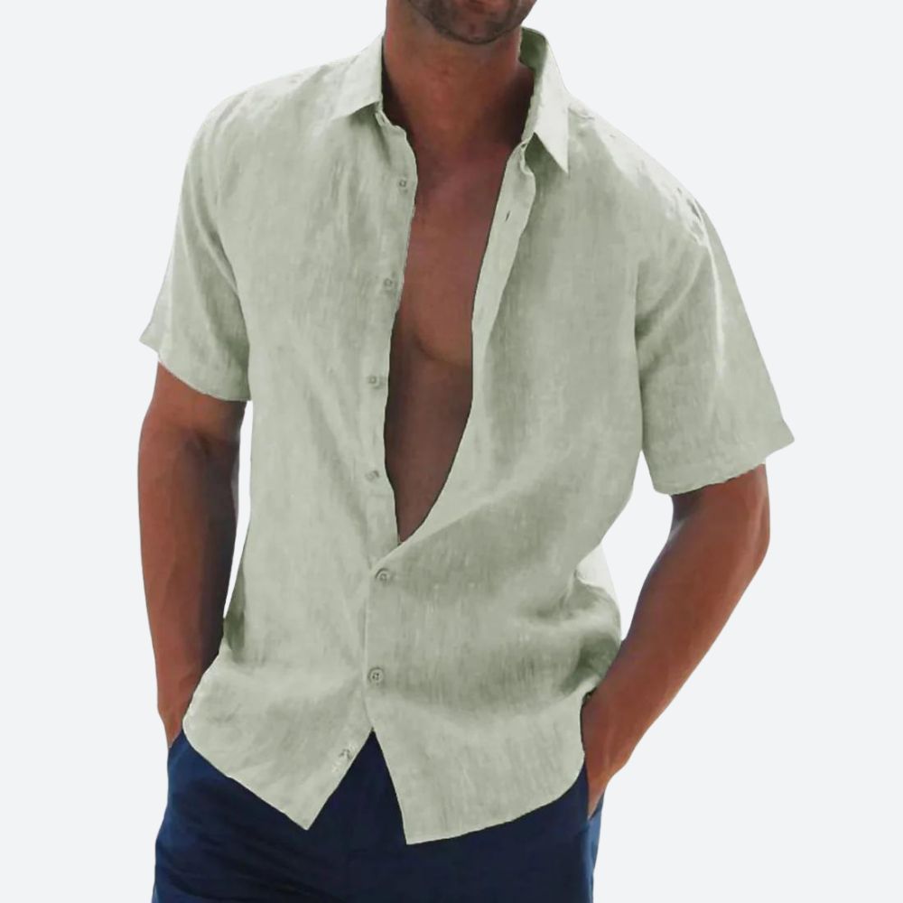 ROMÁN – Polo de verano para hombre con mangas cortas