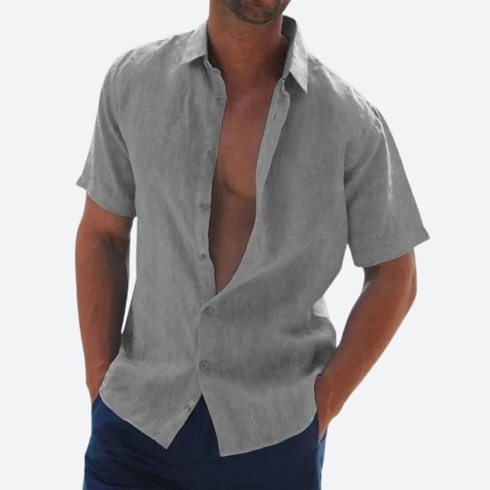 ROMÁN – Polo de verano para hombre con mangas cortas
