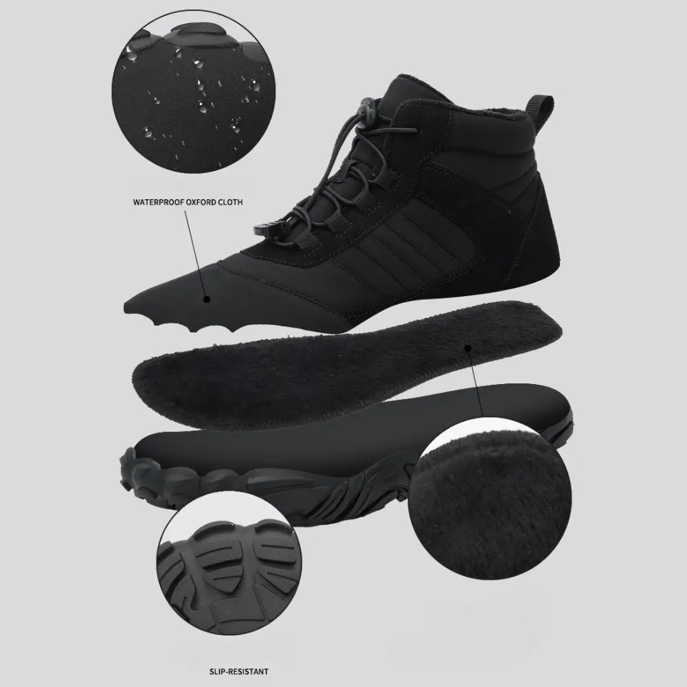 Botas barefoot de invierno para mujer con forro cálido – BARECHILL