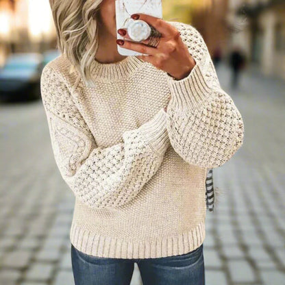 SEVERINA – Suéter casual de punto para mujer