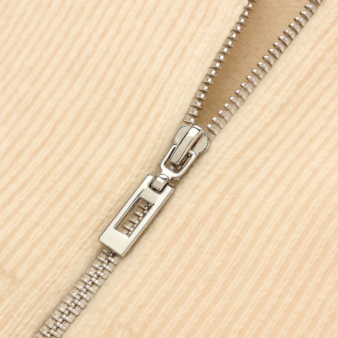 Chaqueta de punto para hombre con cremallera y manga larga – RENVERO