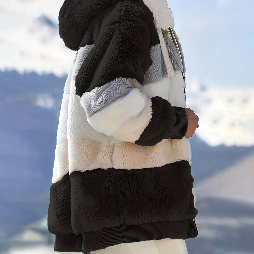 HARRIET - Chaqueta de forro polar con capucha para mujeres