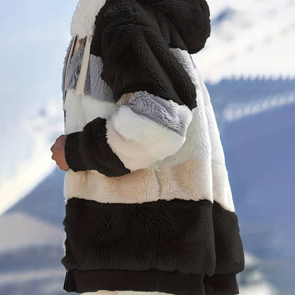 HARRIET - Chaqueta de forro polar con capucha para mujeres