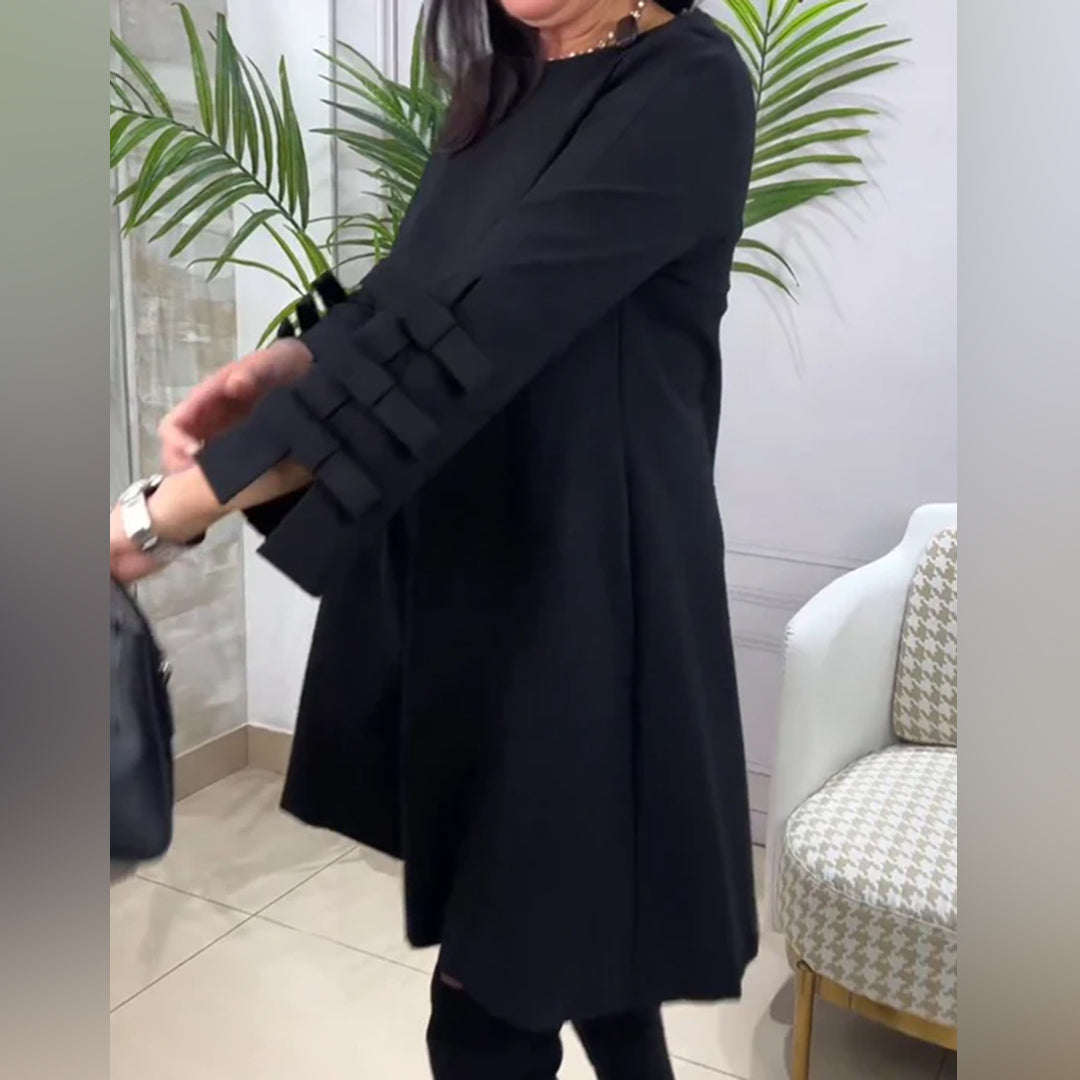 LAURENTIA - Vestido casual de manga larga para mujeres