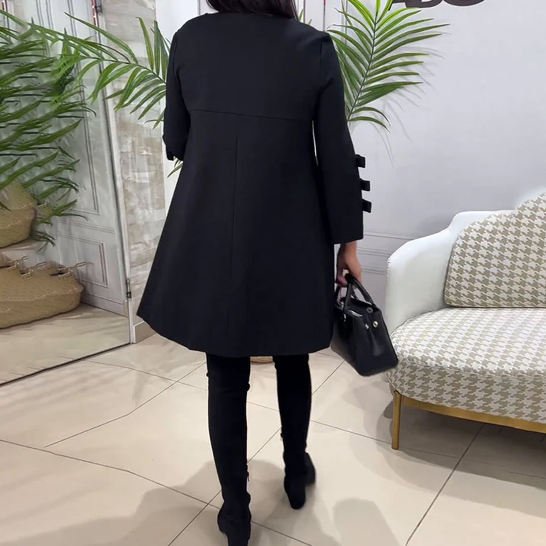 LAURENTIA - Vestido casual de manga larga para mujeres