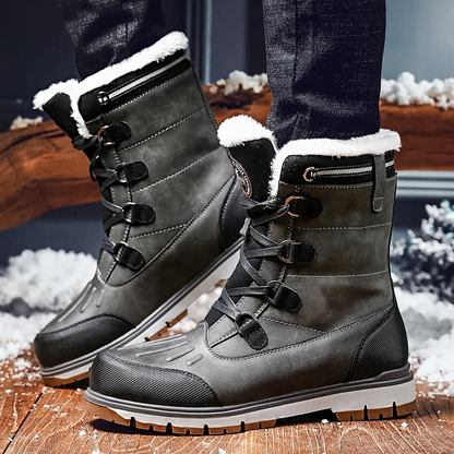 Botas de invierno para hombre con forro cálido y suela antideslizante – ALPENOR