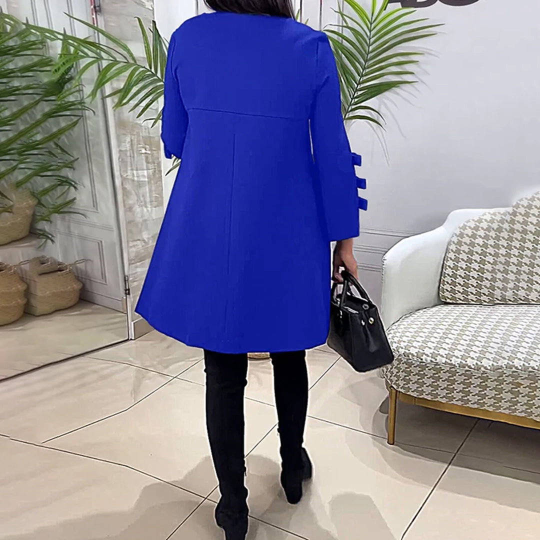 LAURENTIA - Vestido casual de manga larga para mujeres