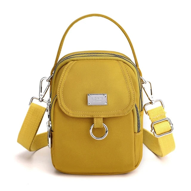 Bolso bandolera de nailon ligero e impermeable para mujer – NAYLA