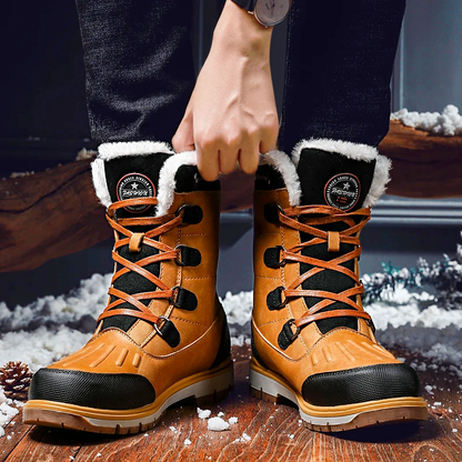 Botas de invierno para hombre con forro cálido y suela antideslizante – ALPENOR