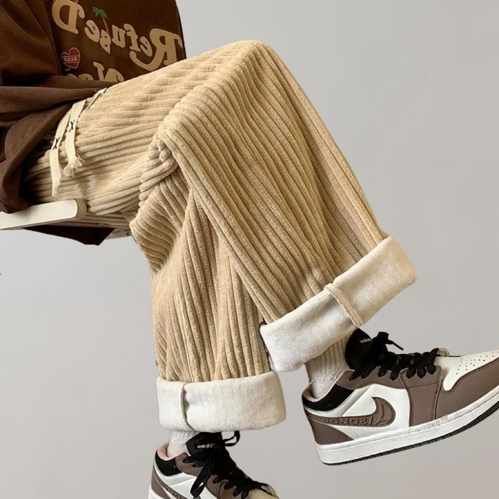 KALEVI - Pantalones de pana cómodos para mujeres