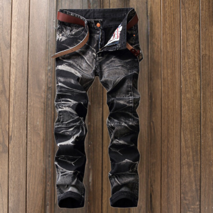 ENZO - Jeans de estilo vintage y moderno para hombre